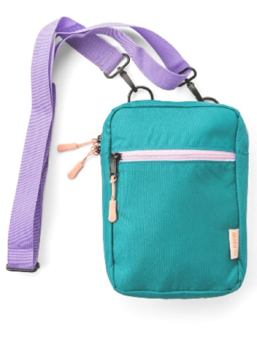 Keep Nature Wild Crossbody Bag | Teal/Lavender